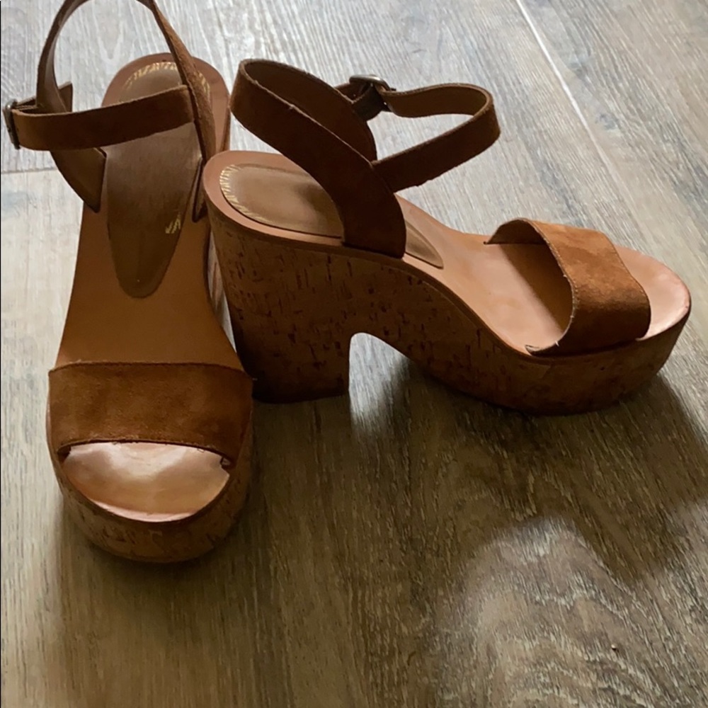 Dolce Vita Cork platform heels